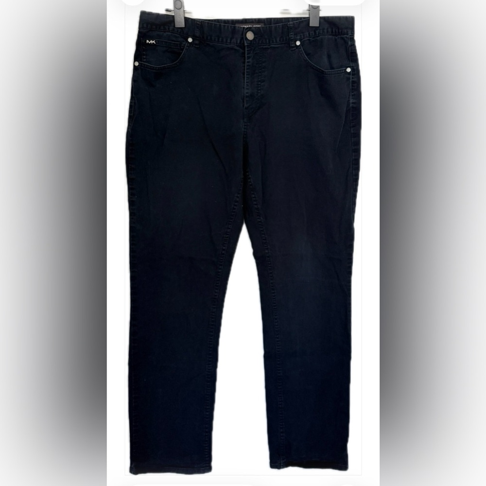 Michael Kors Men's Black Tailored Fit Jeans 34Wx30L